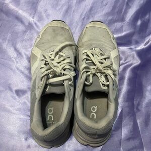 Women on cloud shoes